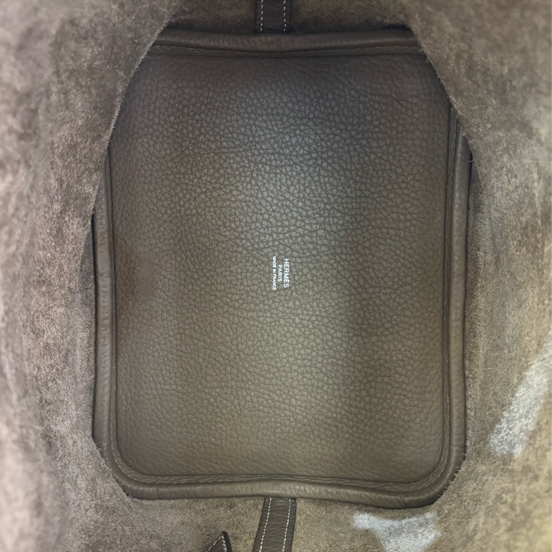 Hermes 大象灰銀釦 PICOTIN22-9