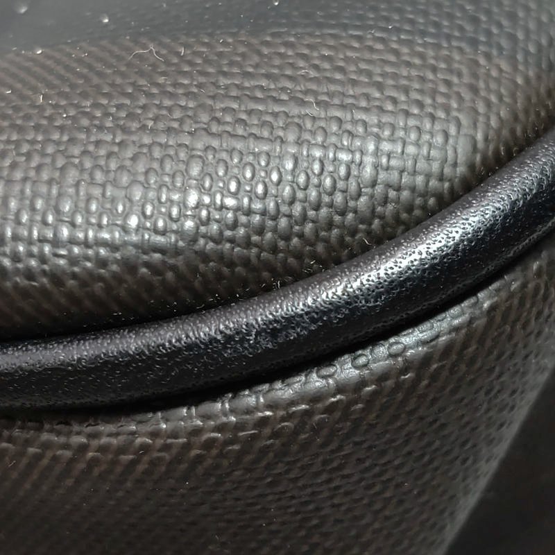 Burberry牛皮拼色格紋郵差包斜挎包-14