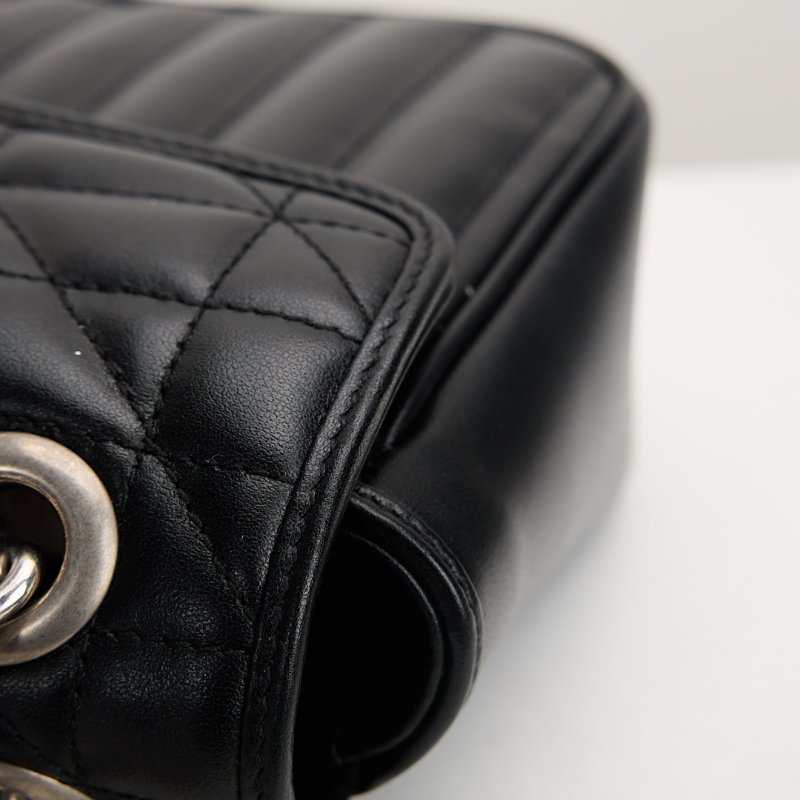 二手Gucci Marmont 26 黑銀-12