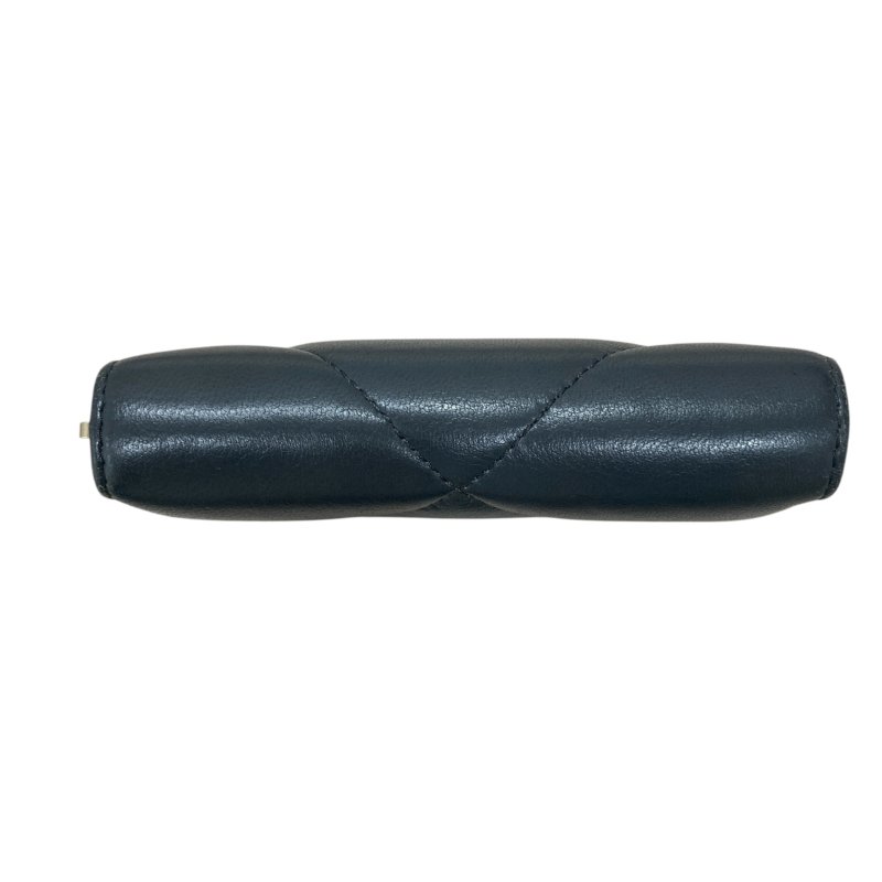 CHANEL 香奈兒 AP0949 19雙C金LOGO 羊皮 拉鍊零錢包 灰色-4