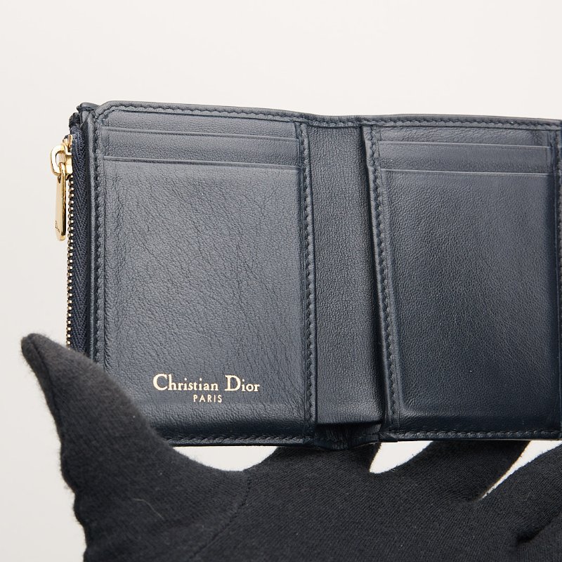 二手DIOR saddle 馬鞍短夾/老花-14