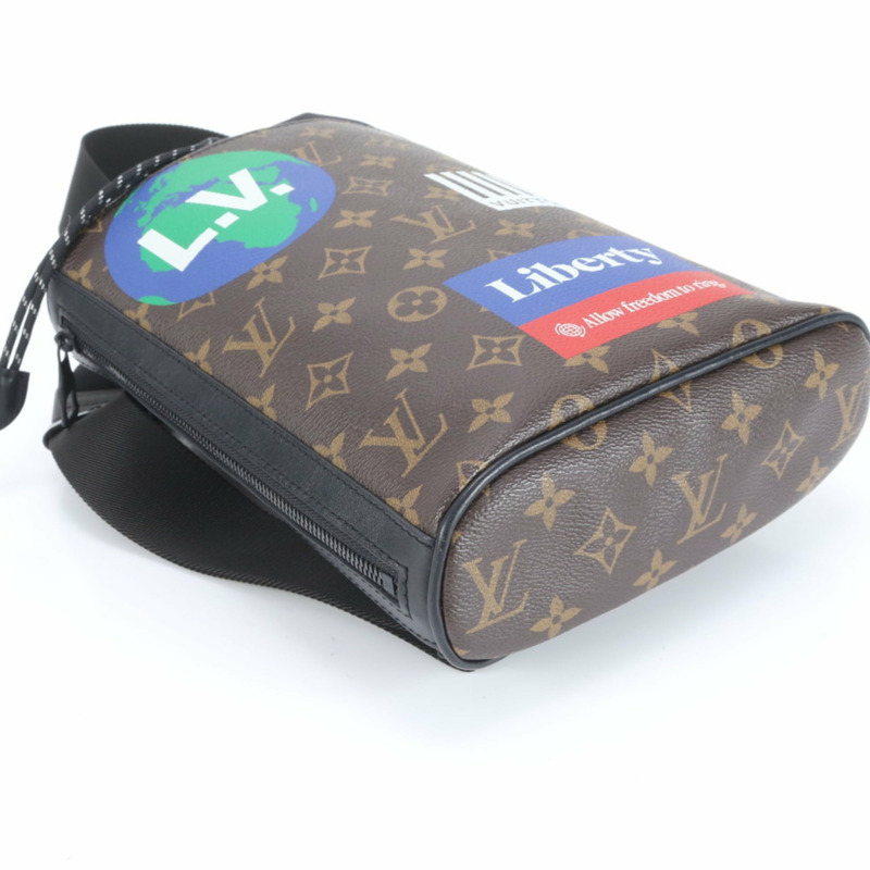 路易威登 Monogram Chalk 斜背包 M44625 皮革男士肩背包-3