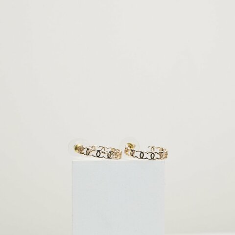 二手Chanel 鏤空雙C耳環