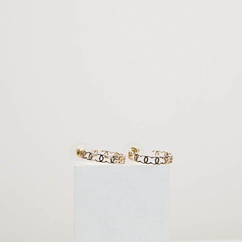 二手Chanel 鏤空雙C耳環-0