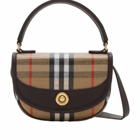 Burberry 女士 Highlands 迷你單肩包均碼碼MINI、19cm*5cm*11cm