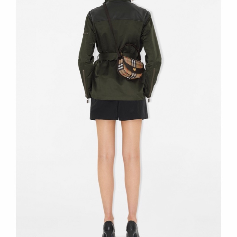 Burberry 女士 Highlands 迷你單肩包均碼碼MINI、19cm*5cm*11cm-4