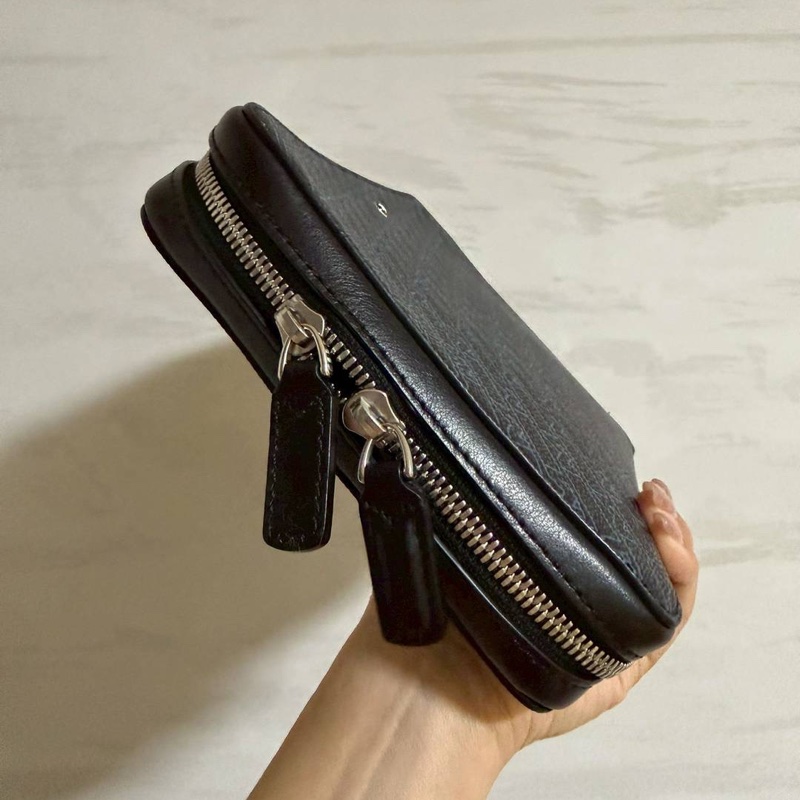 Montblanc 萬寶龍 M_Gram 4810 經典 六芒星 LOGO 拉鍊 斜背包 肩背包 側背包-12