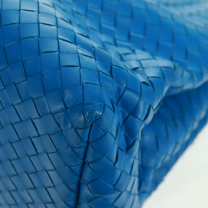 【日本直送】BOTTEGA VENETA INTRECCIATO 羅馬系列手提包，藍色皮革，貨號 171265，正品編號 161672V-15