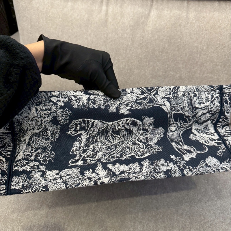 DIOR 刺繡托特包大號-2