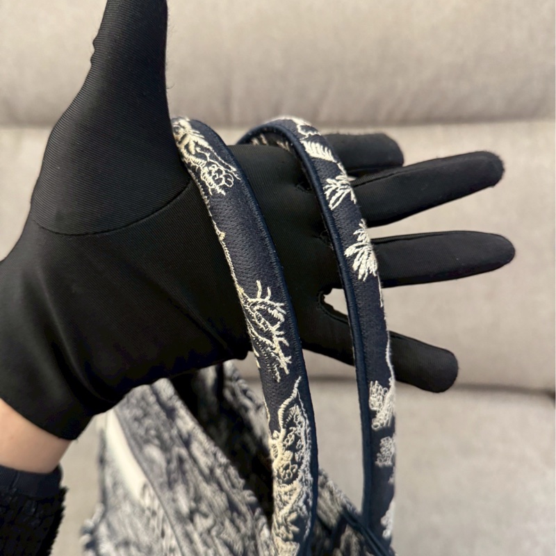 DIOR 刺繡托特包大號-5