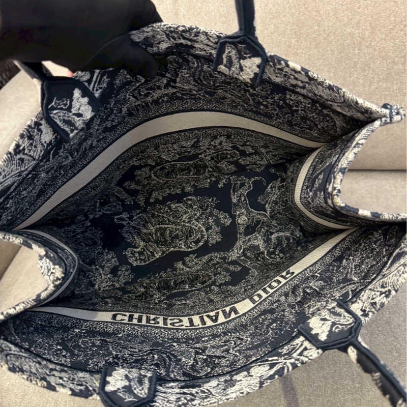 DIOR 刺繡托特包大號-6