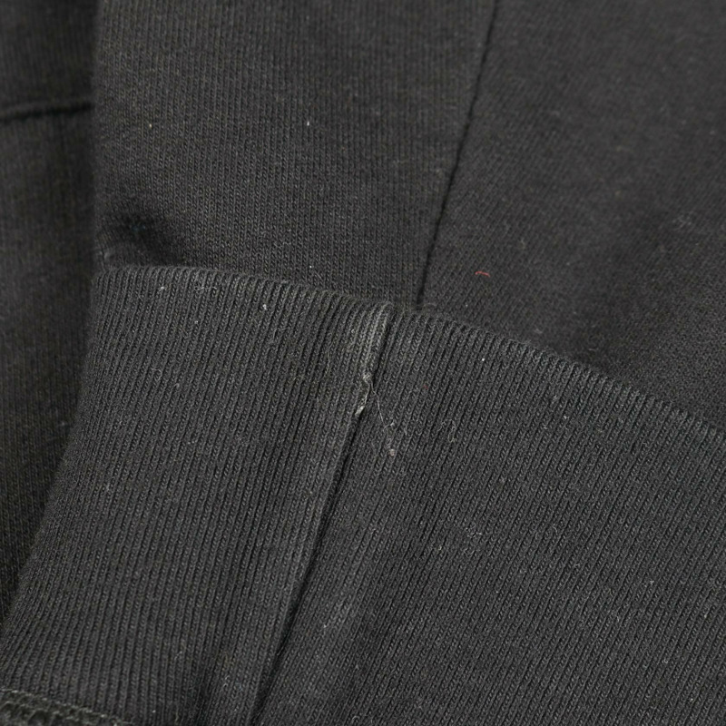 CHROME HEARTS FOTI 連帽衫，純棉材質，黑色/紅色，#L，二手男款-5