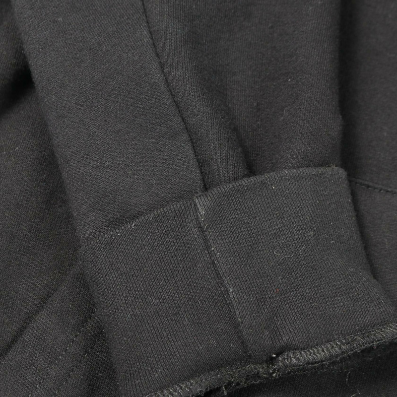 CHROME HEARTS FOTI 連帽衫，純棉材質，黑色/紅色，#L，二手男款-6