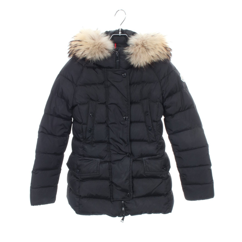 MONCLER CLIO 羽絨外套 4687725 尼龍 黑 二手 女款-0