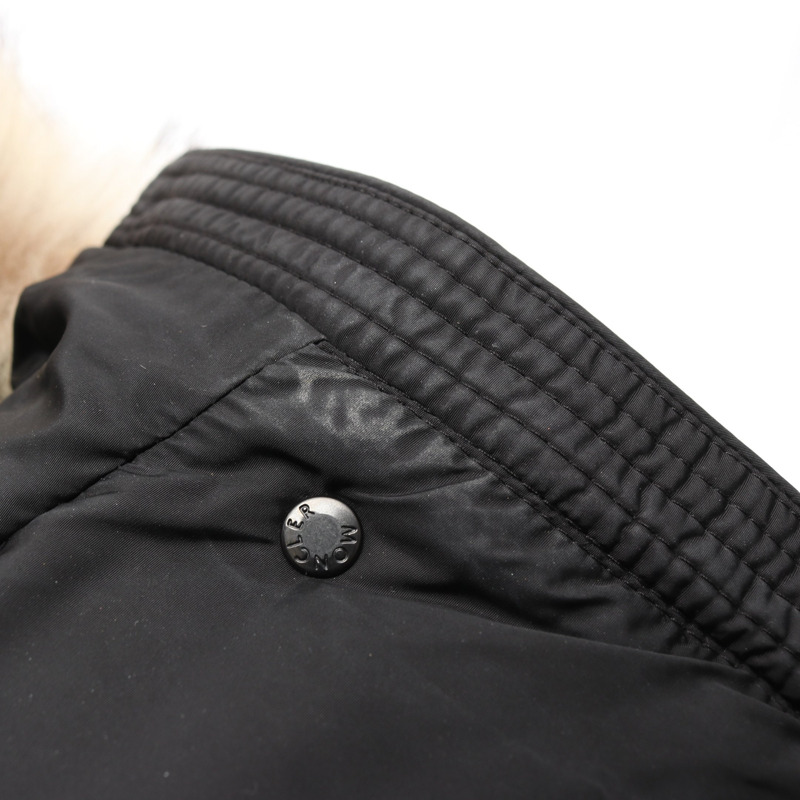 MONCLER CLIO 羽絨外套 4687725 尼龍 黑 二手 女款-7
