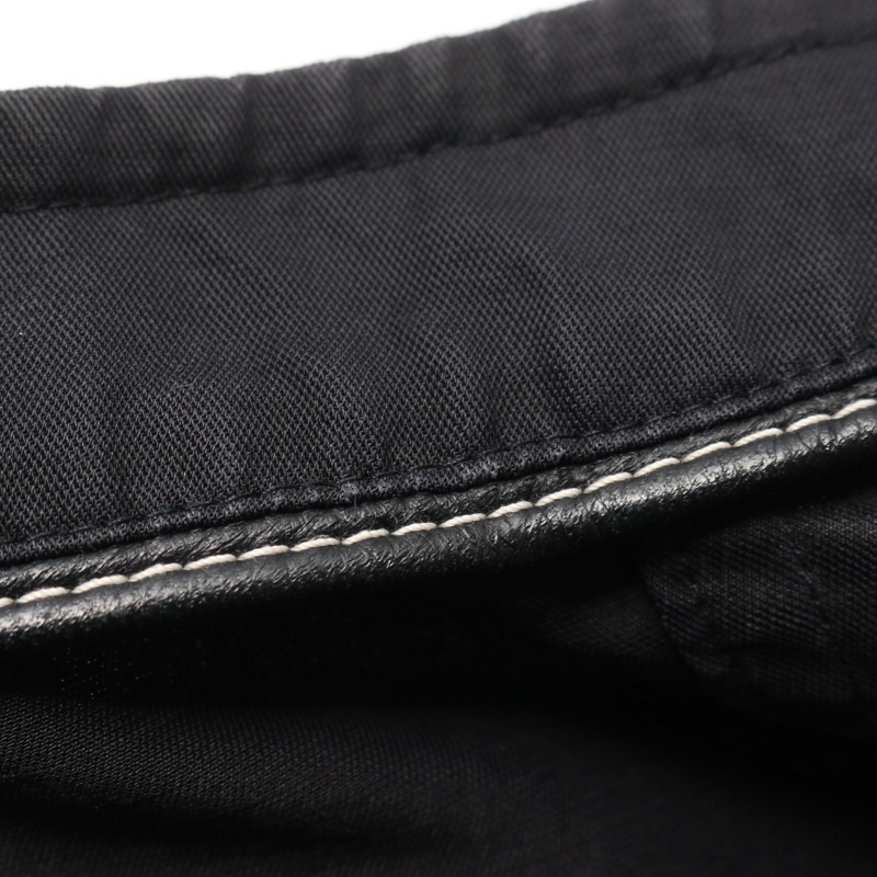 愛馬仕男士黑色棉質短夾克，其他款式。-6