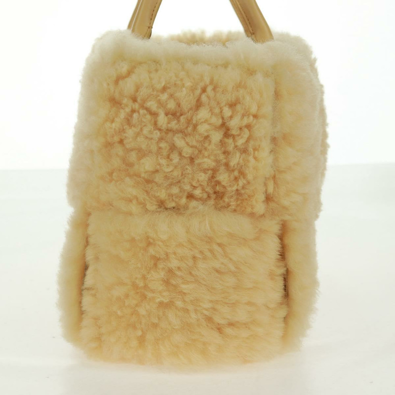 【日本直送】BOTTEGA VENETA INTRECCIATO 小號 Alcoat 手提包 羊毛黃 652867 正品 164090SAM-2