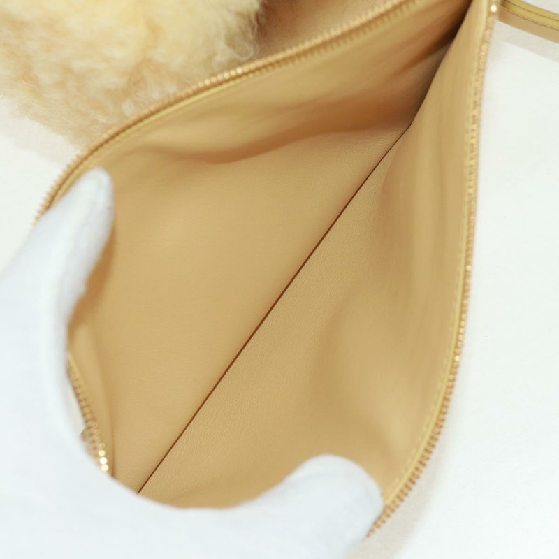 【日本直送】BOTTEGA VENETA INTRECCIATO 小號 Alcoat 手提包 羊毛黃 652867 正品 164090SAM-21