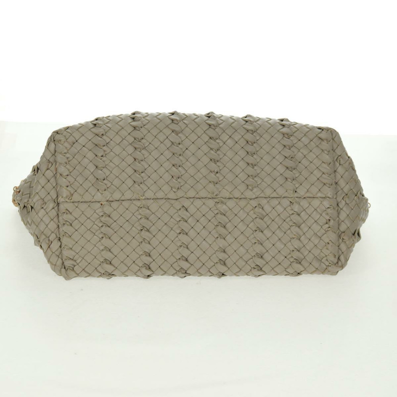 【日本直送】BOTTEGA VENETA INTRECCIATO 手袋皮革灰金色正品 am10529V-4