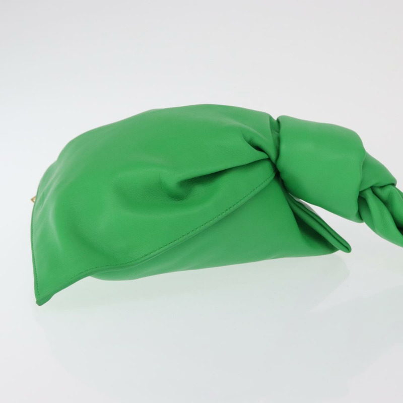 【日本直送】BOTTEGA VENETA 迷你 The Twist 手提包 皮革 綠色 正品 ka1532M-2