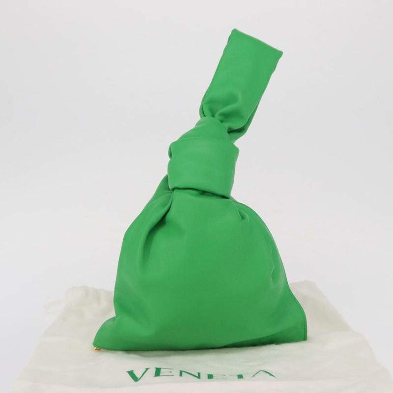 【日本直送】BOTTEGA VENETA 迷你 The Twist 手提包 皮革 綠色 正品 ka1532M-11