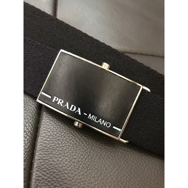 PRADA 帆布腰帶-6