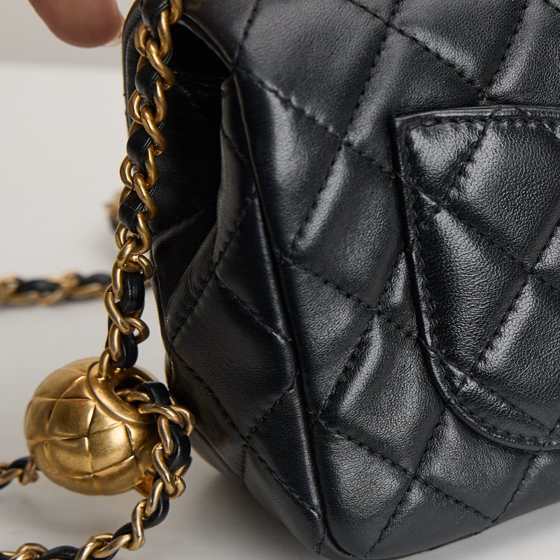 二手Chanel 金球Cf20/黑金-18