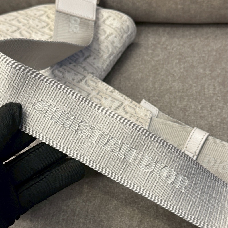 DIOR白老花馬鞍包-7