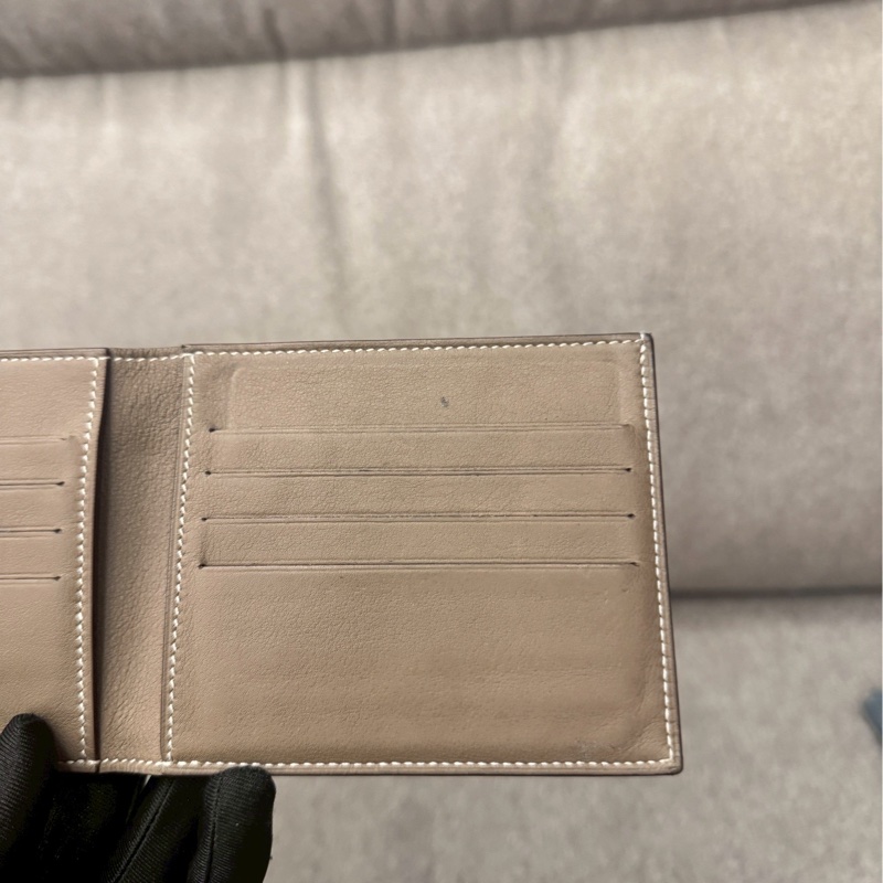 愛馬仕男用短夾-6