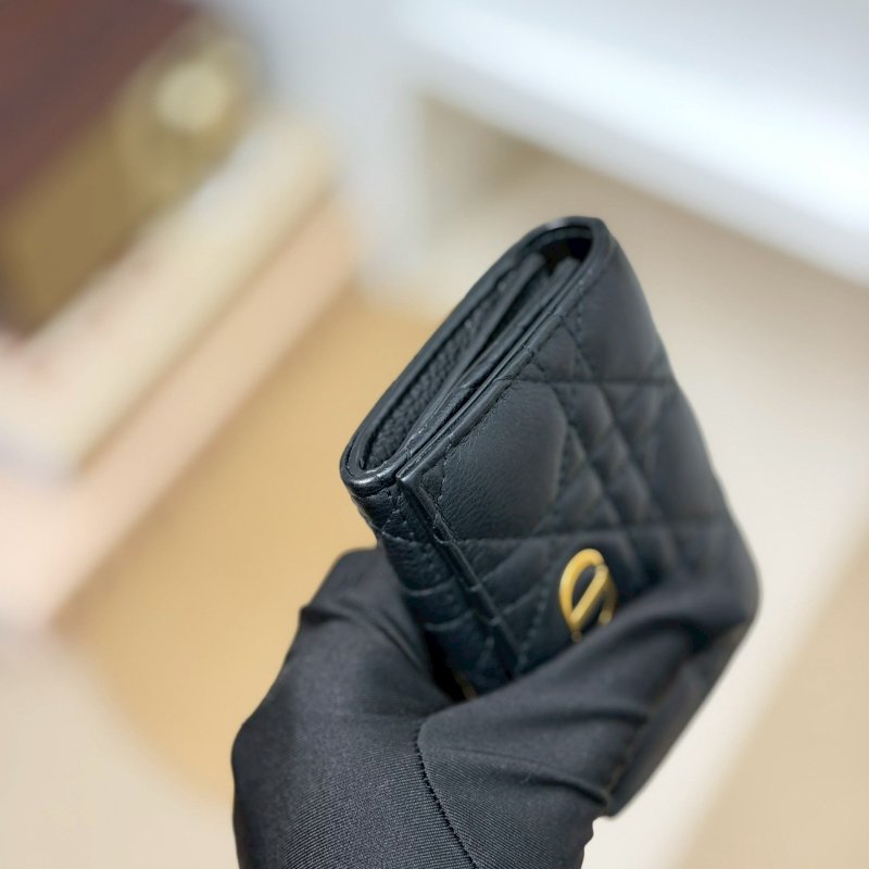 🏷Dior 迪奧.Caro Glycine 卡夾零錢包-4