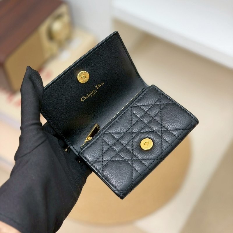 🏷Dior 迪奧.Caro Glycine 卡夾零錢包-15