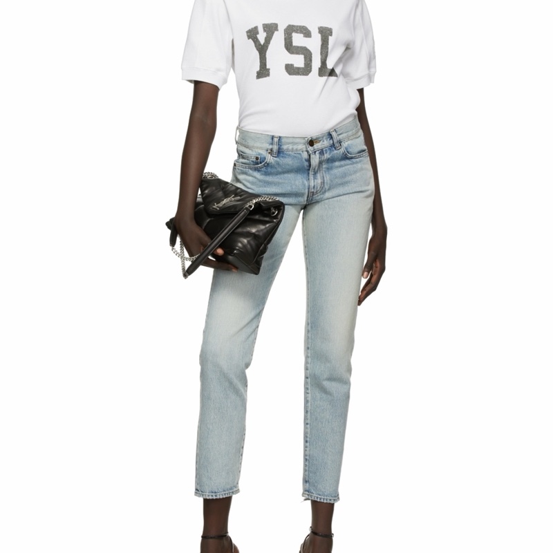 Saint Laurent 女士 PUFFER 小號絎縫單肩包均碼碼小號、29cm*11cm*17cm-6