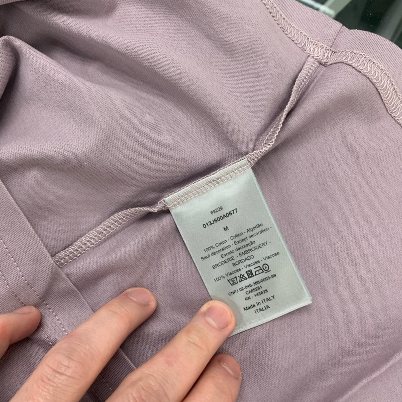 dior tee 紫色 size M 全新-4