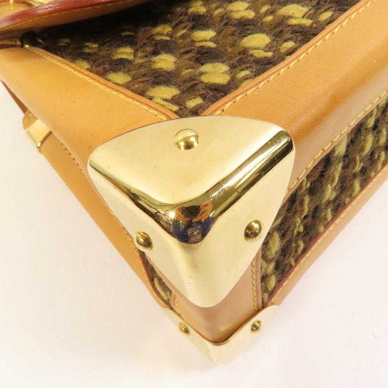 LOUIS VUITTON Tweed Tweedy金扣肩背袋-11