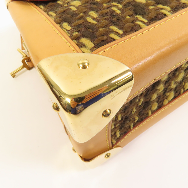 LOUIS VUITTON Tweed Tweedy金扣肩背袋-12