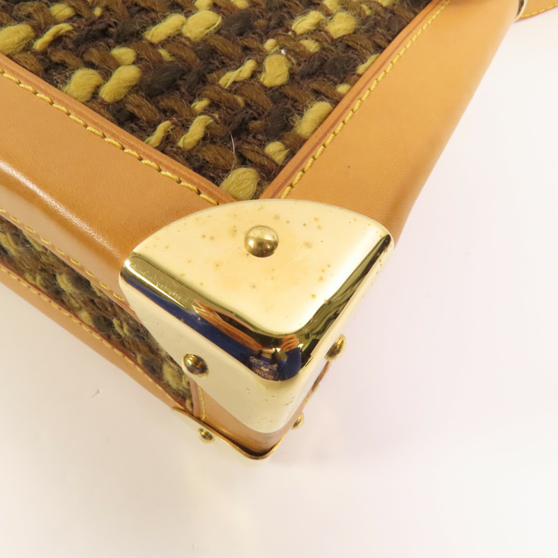 LOUIS VUITTON Tweed Tweedy金扣肩背袋-13
