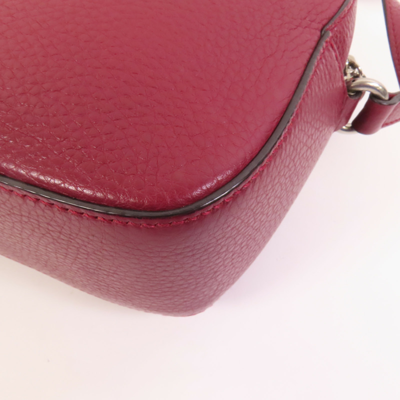 GUCCI 牛皮皮革Disco Soho Studded銀扣肩背袋-13