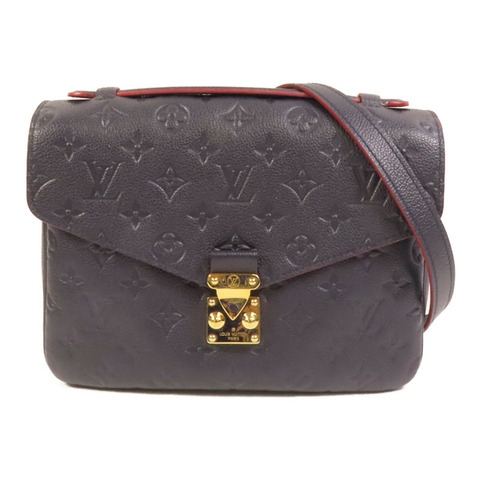LOUIS VUITTON Monogram Empreinte Pochette Metis金扣手挽肩背兩用袋