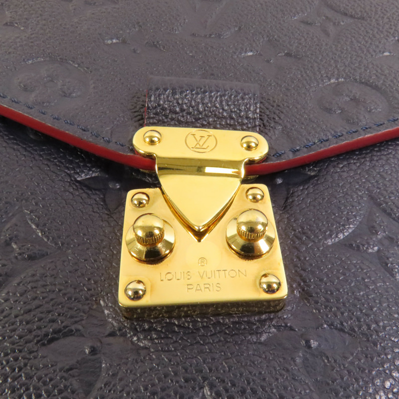 LOUIS VUITTON Monogram Empreinte Pochette Metis金扣手挽肩背兩用袋-6