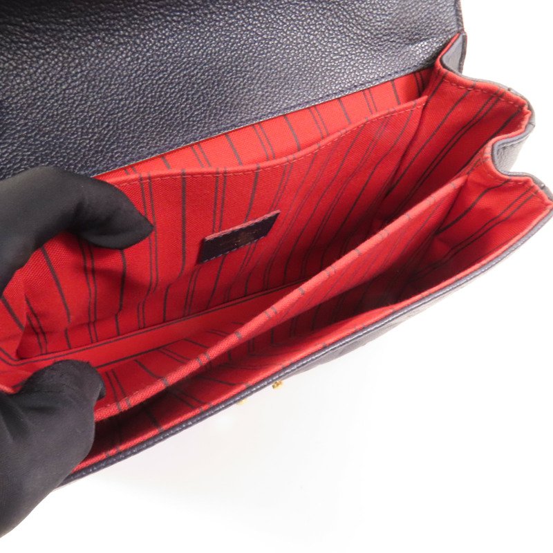 LOUIS VUITTON Monogram Empreinte Pochette Metis金扣手挽肩背兩用袋-7