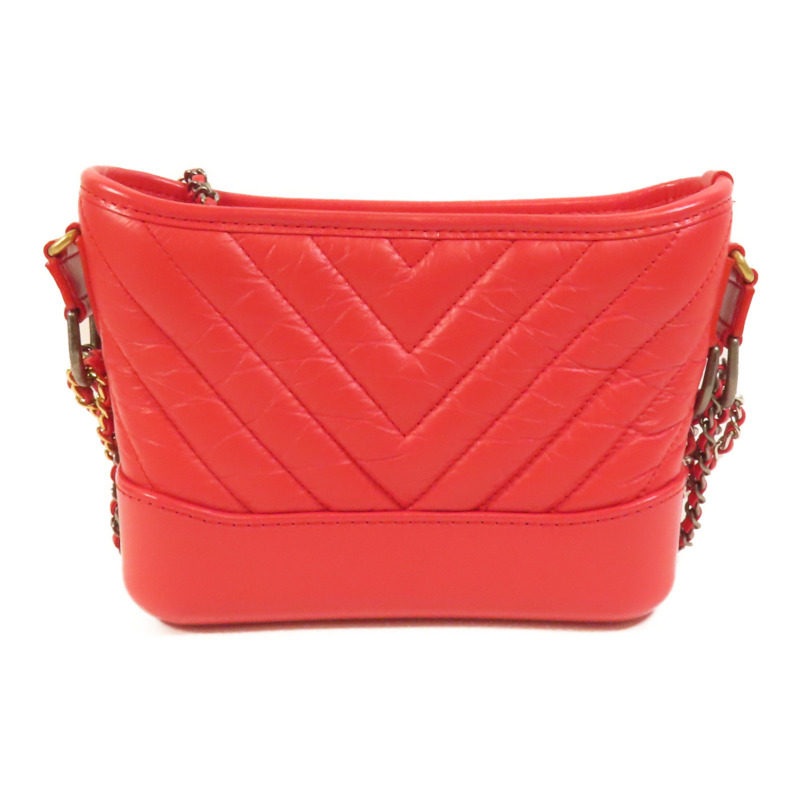 CHANEL 牛皮皮革Gabriele Small金扣手挽肩背兩用袋-1