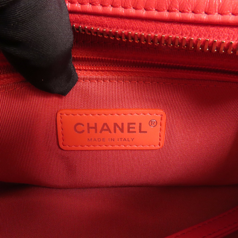 CHANEL 牛皮皮革Gabriele Small金扣手挽肩背兩用袋-8