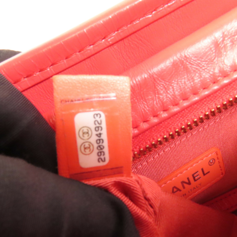 CHANEL 牛皮皮革Gabriele Small金扣手挽肩背兩用袋-9