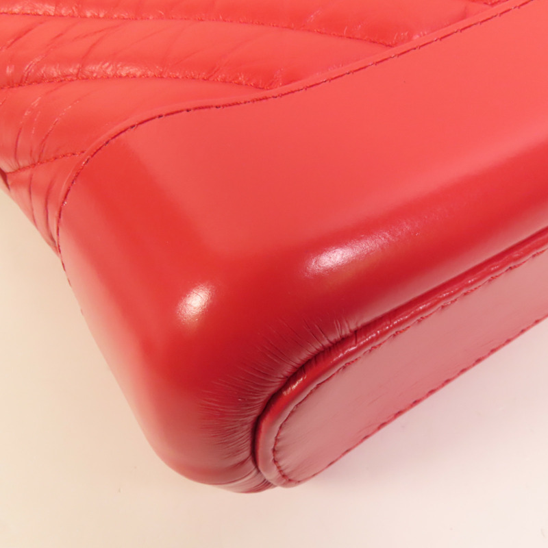 CHANEL 牛皮皮革Gabriele Small金扣手挽肩背兩用袋-14