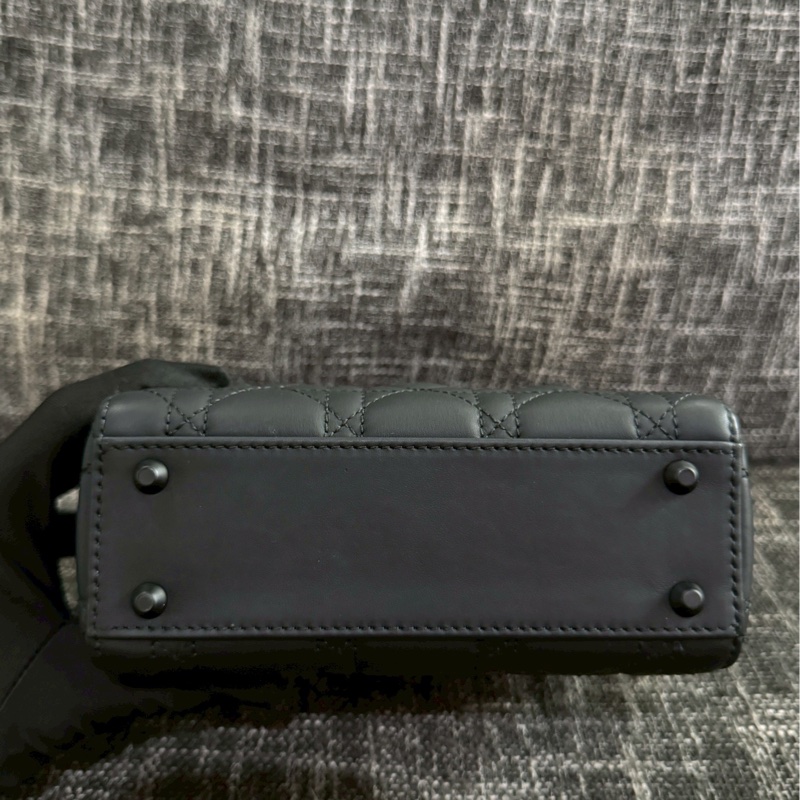 DIOR lady dior黛妃磨砂黑-1