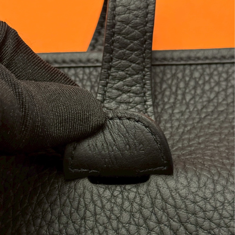 愛馬仕Evelyne29黑銀-5