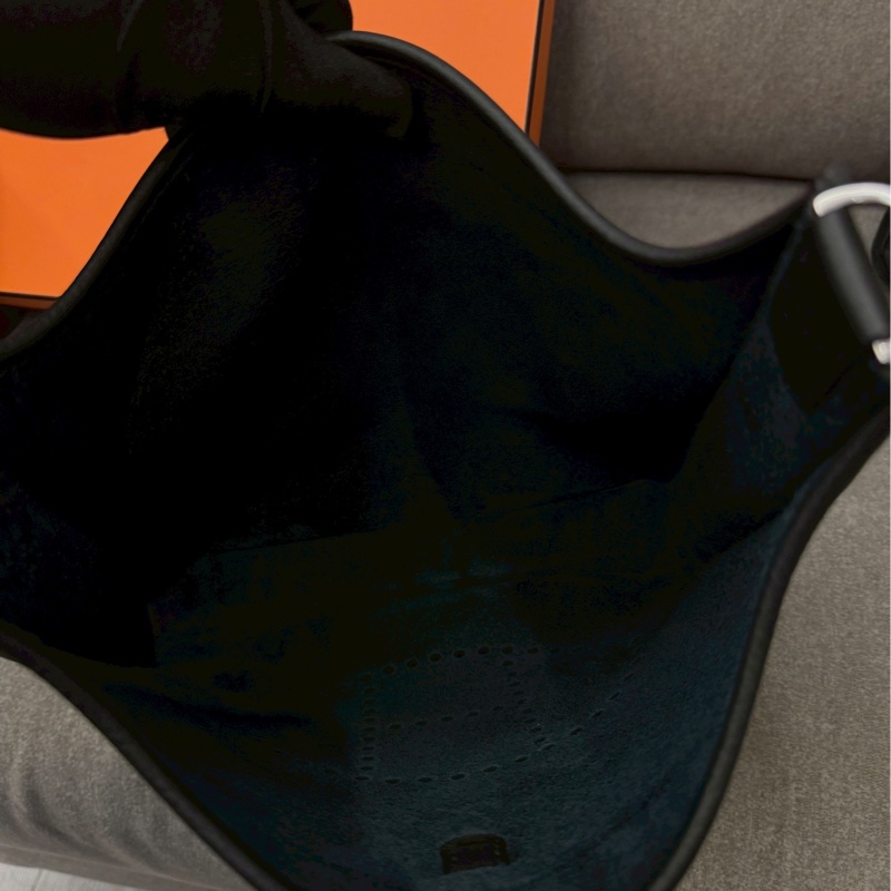 愛馬仕Evelyne29黑銀-6