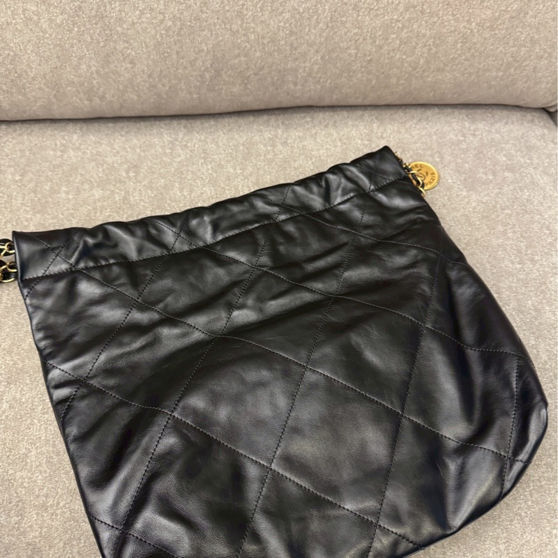 香奈兒22bag垃圾袋小號黑白-1