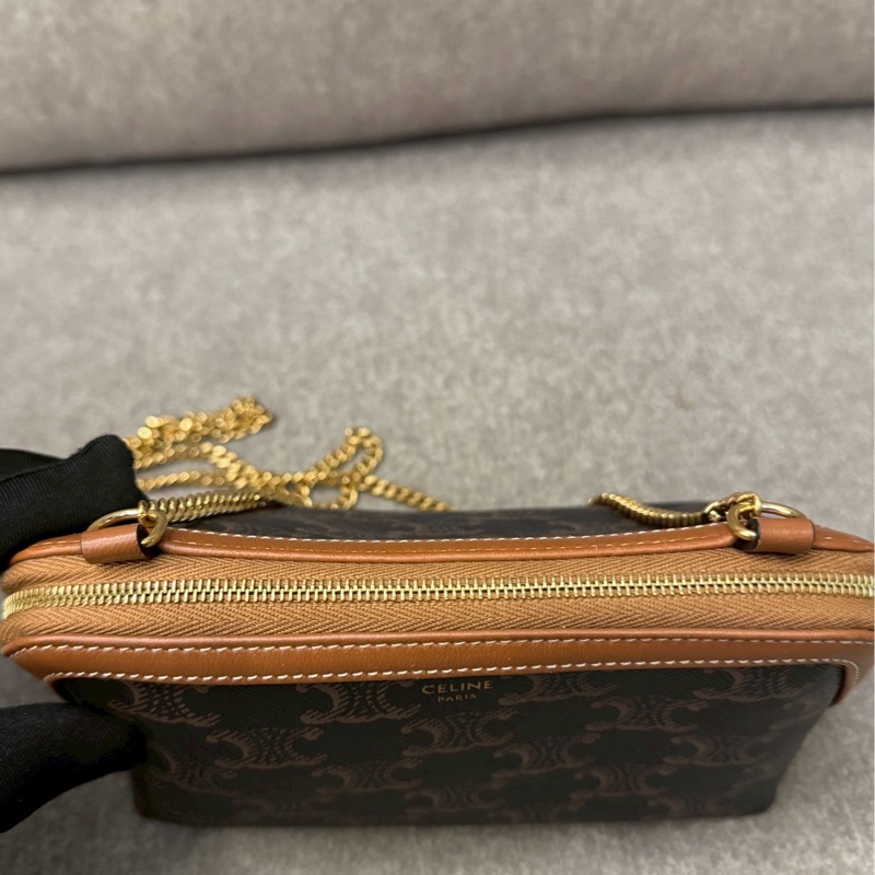 CELINE 貝殼鏈條包-6