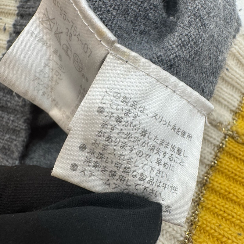 Burberry 學院風V領針織衫 vintage 秋冬-10